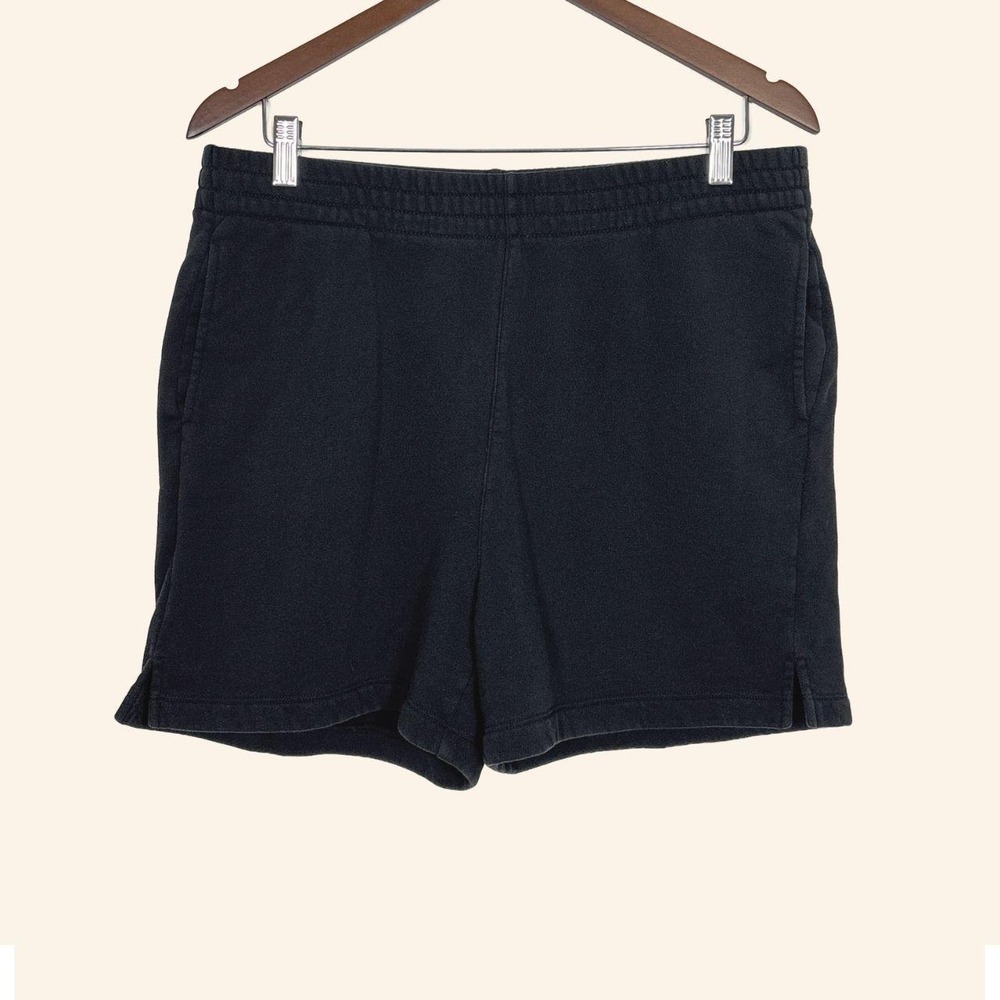 Reformation Jeans Black Sweatshorts